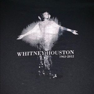 Whitney Houston memorial t shirt